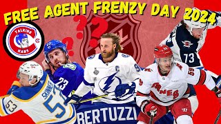 NHL Free Agent Frenzy Day 1  Who Is Signing Where [upl. by Karub]