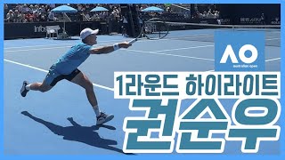 권순우KOR vs L클레인SVK 2024 호주오픈 1라운드 하이라이트 직캠 [upl. by Lyrahc672]