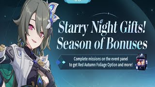 Honkai Impact 3rd  Evento Starry Night Gifts Season of Bonuses Strategy Manipulator [upl. by Vail671]