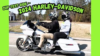 BIG SURPRISE day of 2024 Harley Davidson 2up test ride Watch til the end [upl. by Assylem]