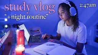 study night routine as a college student [upl. by Pietje]