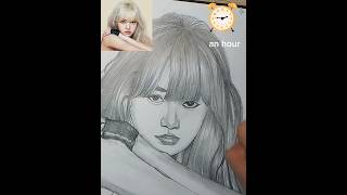 Sketch of Lisalisablackpink art drawingsketchpencildrawing tutorial kpop artdrawing [upl. by Gilliette]