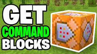 How To Get Command Blocks In Minecraft Bedrock Step by Step [upl. by Grizel]