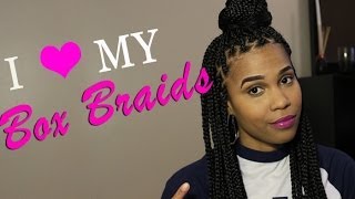 How I Install Box Braids  START TO FINISH  WATCH ME BRAID [upl. by Leonard]