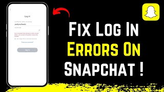 How to Fix Snapchat Login Errors [upl. by Bealle]