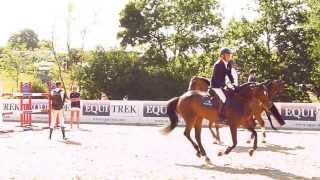 Hickstead 2013In warm up ring [upl. by Essyla]