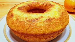 Recette en 1 minute  gâteau à lorange recette facile de gâteau moelleux qui fond en bouche [upl. by Akinyt]