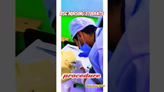 Bsc Nursing Students life 😱😱 how to insert catheter youtubeshorts trendingshorts shorts video [upl. by Iahcedrom]