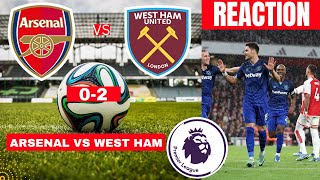 Arsenal vs West Ham 02 Live Stream Premier League EPL Football Match Score Highlights Today Gunners [upl. by Kecaj]