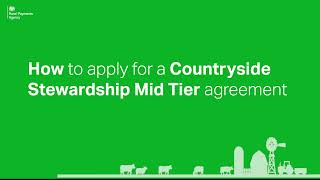 How to apply for a Countryside Stewardship Mid Tier agreement [upl. by Nattie]