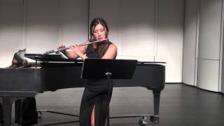 Gieseking Flute Sonatine mvt 3 Jennifer Jo [upl. by Nodnelg]