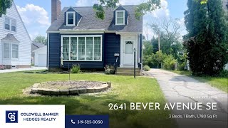 2641 BEVER AVENUE SE CEDAR RAPIDS IA  MLS  2404432  Coldwell Banker Hedges Realty [upl. by Ellinet]