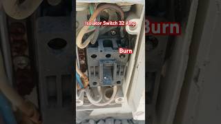 Isolator Switch 32 Amps electricalexpert isolator electrical shortcircuit youtubeshorts test [upl. by Erlandson]