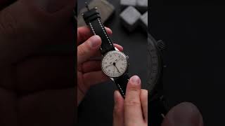 Leonidas Triple Calendar Chronograph watch with Oversize case vintagewatches swisswatch [upl. by Llennoc]