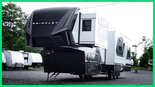 Wowza 2025 Brinkley Model 4000 G Toy Hauler Fifth Wheel Tour  Beckleys RVs [upl. by Ihn]