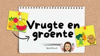 Vrugte en groente rympie Fruit and vegetables rhyme [upl. by Llennej]