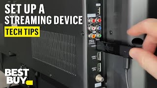 How to Add a Streaming Device to Your TV  Tech Tips from Best Buy [upl. by Boonie]