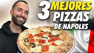 🏆 LAS 3 MEJORES PIZZAS DE NÁPOLES 2023 [upl. by Jakie]