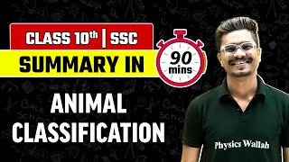 Animal Classification  Biology Summary  Class 10  Maharashtra SSC [upl. by Engel]