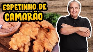 O Espetinho de Camarão mais Gostoso do Chef Taico [upl. by Leugar826]