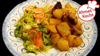 Rezept Kartoffeln mit Bratwurst  Ahmet Kocht  deutsch kochen  Folge 21 [upl. by Rabi]