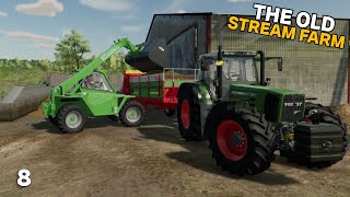 Vaste Mest Strooien Kalk Strooien amp Inzaaien  The Old Stream Farm 8  FS22 [upl. by Frager145]