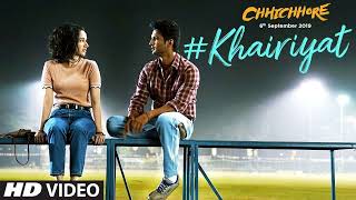 Lyrical Khairiyat  Chhichhore  Nitesh Tiwari  Arijit Singh  Sushant Shraddha  Pritam [upl. by Melan818]