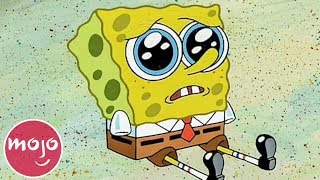 Top 10 Saddest SpongeBob SquarePants Moments [upl. by Nivert]