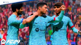 FIFA 24  Athletic Club Vs Barcelona  Highlights Copa Del Rey 2324  PS5 Next Gen [upl. by Ardnak]