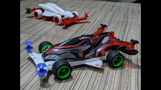 Tamiya Mini 4wd  Test setup Super XX chassis  VZ chassis setup main event 60FPS [upl. by Sholley]