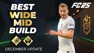 BEST WIDE MIDFIELDER BUILD DECEMBER UPDATE  EA SPORTS FC 24 CLUBS BALLER BUILD [upl. by Aneeres]