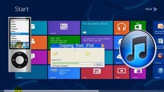 How to Transfer Songs from iPod to Computer Windows 8 Free w iTunes Library [upl. by Ron20]