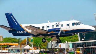 Embraer Bandeirante  Decolagem Goiânia [upl. by Ettelrats]