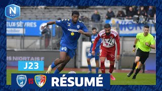 J23 I Chamois Niortais  Marignane Gignac FC 32 le résumé I National FFF 20232024 [upl. by Pettiford]