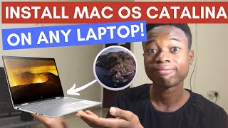 How to Install macOS Catalina on ANY Laptop Simple amp EASY Method  HP Envy 15 Tutorial INTEL [upl. by Ayanet8]