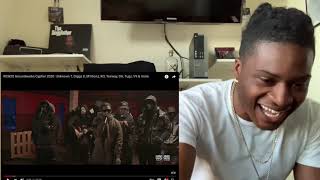 American reacts to GW20 Groundworks Cypher 2020 Unknown T Digga D M1llionz KO Teeway PART 1 [upl. by Gussi]