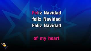 Feliz Navidad  Jose Feliciano KARAOKE [upl. by Roswald]