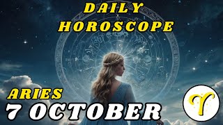 ARIES horoscope for 7 october Very Important You Hear This Before This Happens aries tarot [upl. by Grory]