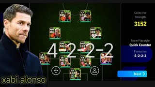 Manager xabi alonso in efootball 4222 [upl. by Ellehcer]