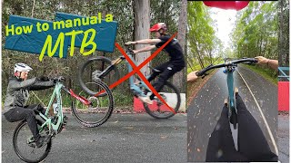 How to manual a MTB  Pushys Online [upl. by Meelas]