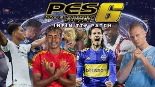 PES 6 INFINITTY PATCH BETA 1  TyC eFootball [upl. by Atlas]