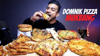 Dominos ki yaad aa gyi isse kha k  Tandoori pizza Margherita pizza chicken burger etc MUKBANG [upl. by Erdnoid]