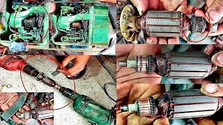 Damage armature repair  EID 13 Drill machine Armature repair  details video [upl. by Nagrom171]