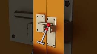 Automatic Gate Latch System shorts Automatic door lock \\ ideas Wooden gate latch gatelatch [upl. by Kenlay]