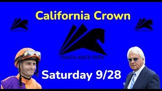 Santa Anita Saturday 928 Selections  Full Card [upl. by O'Brien599]