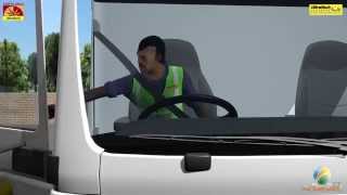 Road safety animation for Truck Driver and Awareness [upl. by Sloane]