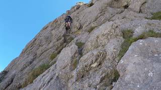 Predigtstuhl Karwendel SWPfeiler Klettertour [upl. by Almund199]