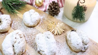 Authentic German Christmas Stollen  Moist amp Tender Stollen Bites [upl. by Cacilie]