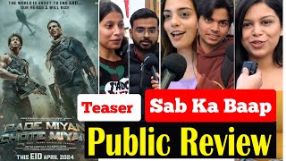 Bade Miyan Chote Miyan Teaser Public Review  Bade Miyan Chote Miyan Public Reaction  Akshay Kumar [upl. by Bobseine]