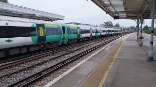 Southern Class 377 105 Electrostar amp 377 475 Departing From Bognor Regis The 1st of November 2024 [upl. by Nnael]